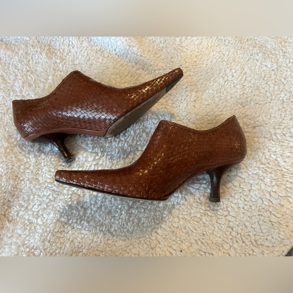 $50 sale Mikala Brazilian all leather Misty bootie side zip 7M retro boho artsy - Picture 3 of 8